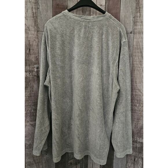 J.CREW Sweater Gray Long Sleeve V Neck Men's size XXL 2X - Picture 2 of 5